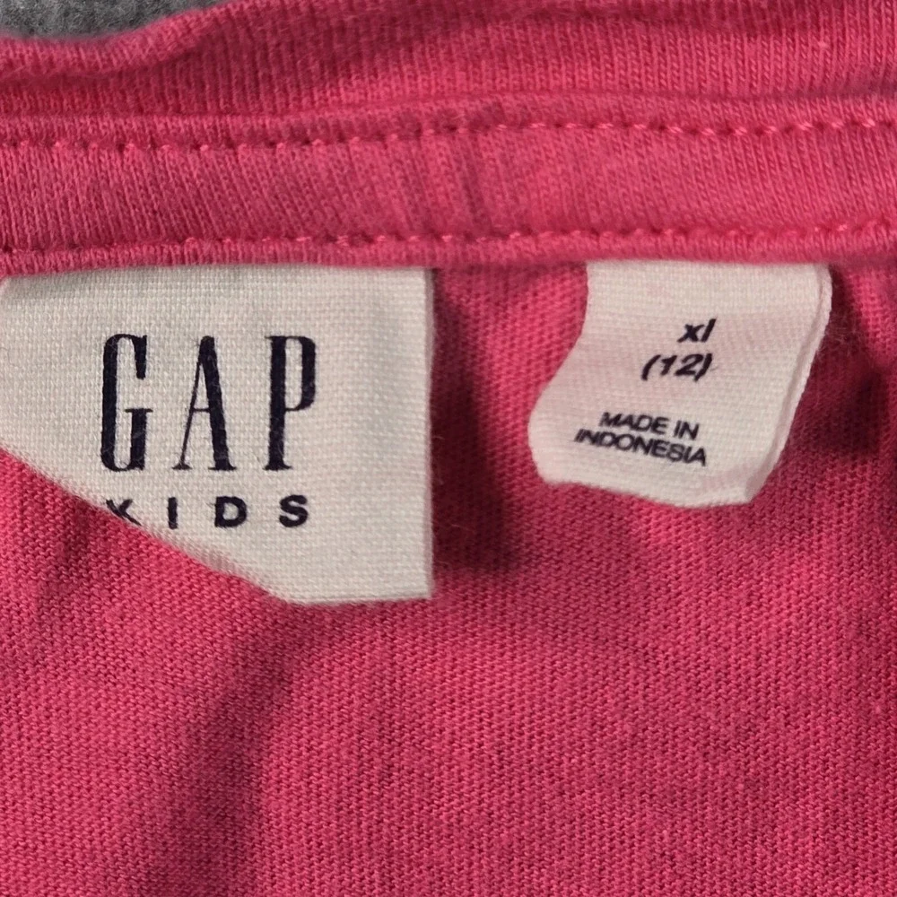 Gap Kids‎ 2PC Outfit Set XL 12 Pink Sequin Shirt Navy Rainbow Star Leggings